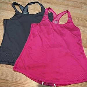 Athletic Works‎ black and pink athletic tank lot medium